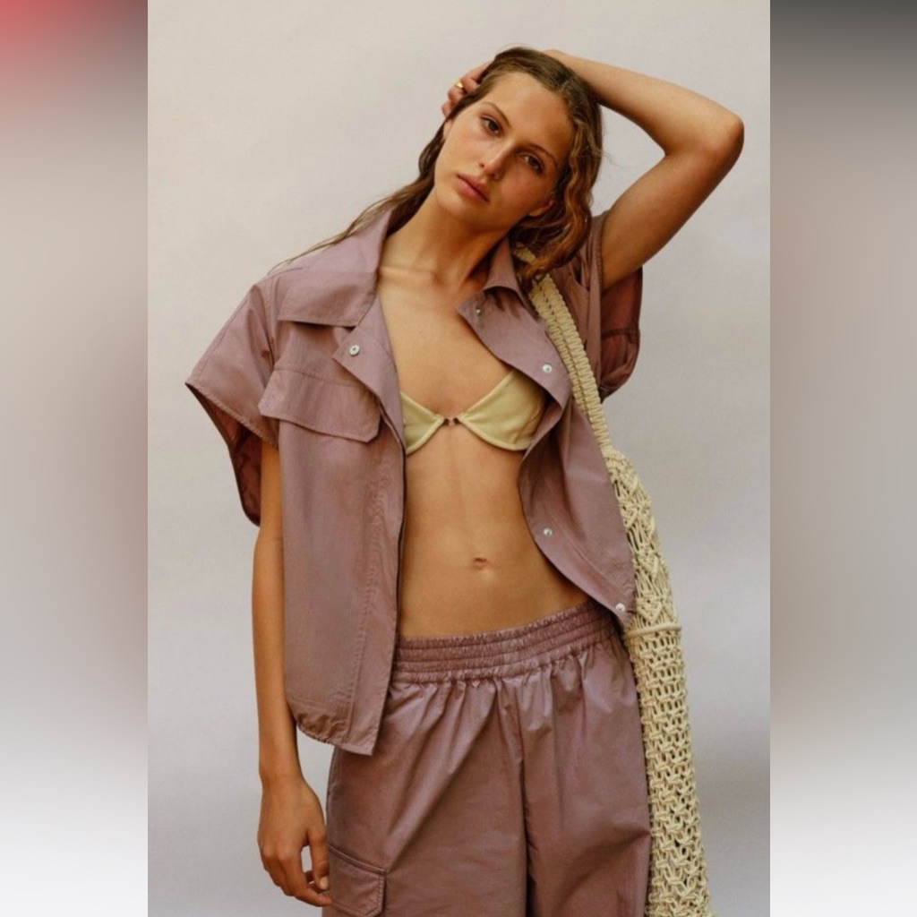 New Zara Parachute Blouse